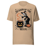 Season Of The Witch - Unisex Halloween T-Shirt - Tan