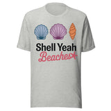 Shell Yeah Beaches - Unisex T-Shirt - Athletic Gray