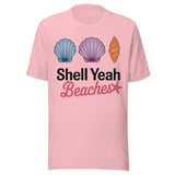 Shell Yeah Beaches - Unisex T-Shirt - Pink