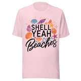 Shell Yeah Beaches Multi Shell - Unisex T-Shirt - Soft Pink