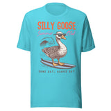 Silly Goose Summer Club - Unisex T-Shirt - Turquoise Blue