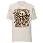 Skeleton Spooky Season - Unisex Halloween T-Shirt - Dust White