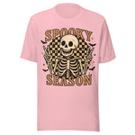 Skeleton Spooky Season - Unisex Halloween T-Shirt - Pink