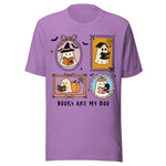 Spooky Books Are My Boo - Unisex Halloween T-Shirt - Heather Team Purple