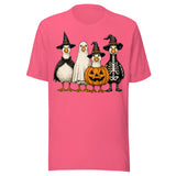Spooky Costume Goose - Unisex Halloween T-Shirt - Charity Pink