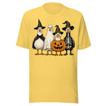 Spooky Costume Goose - Unisex Halloween T-Shirt - Yellow