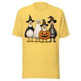 Spooky Costume Goose - Unisex Halloween T-Shirt - Yellow