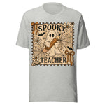 Spooky Teacher - Unisex Halloween T-Shirt - Athletic Gray
