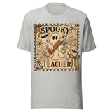 Spooky Teacher - Unisex Halloween T-Shirt - Athletic Gray