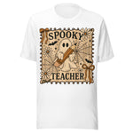 Spooky Teacher - Unisex Halloween T-Shirt - White