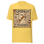 Spooky Teacher - Unisex Halloween T-Shirt - Yellow