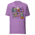 Spooky Vibes Colorful - Unisex Halloween T-Shirt - Team Purple