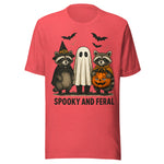 Spooky and Feral - Unisex Halloween T-Shirt - Red