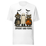 Spooky and Feral - Unisex Halloween T-Shirt - White