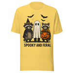 Spooky and Feral - Unisex Halloween T-Shirt - Yellow