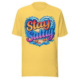 Stay Salty Beach Wave - Unisex T-Shirt - Yellow