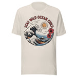 Stay Wild Ocean Child Retro - Unisex T-Shirt - Dust White