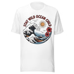 Stay Wild Ocean Child Retro - Unisex T-Shirt - White