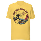 Stay Wild Ocean Child Retro - Unisex T-Shirt - Yellow