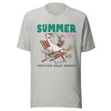 Summer Vibes Certified Beach Honker - Unisex T-Shirt - Athletic Gray