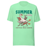 Summer Vibes Certified Beach Honker - Unisex T-Shirt - Mint Green