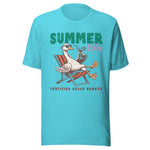Summer Vibes Certified Beach Honker - Unisex T-Shirt - Turquoise Blue