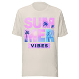 Summer Vibes Ocean Inspired - Unisex T-Shirt - Dust White