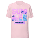 Summer Vibes Ocean Inspired - Unisex T-Shirt - Soft Pink