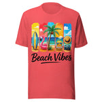 Summertime Beach Vibes - Unisex T-Shirt - Red
