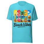 Summertime Beach Vibes - Unisex T-Shirt - Turquoise Blue