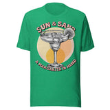 Sun & Sand A Margarita In Hand - Unisex T-Shirt - Green