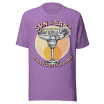 Sun & Sand A Margarita In Hand - Unisex T-Shirt - Purple