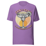 Sun & Sand A Margarita In Hand - Unisex T-Shirt - Purple