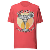 Sun & Sand A Margarita In Hand - Unisex T-Shirt - Red