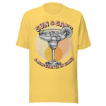 Sun & Sand A Margarita In Hand - Unisex T-Shirt - Yellow