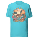 Sunset Beach California - Unisex T-Shirt - Turquoise Blue