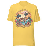 Sunset Beach California - Unisex T-Shirt - Yellow