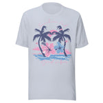 Sunshine And Good Vibes Vintage - Unisex T-Shirt - Light Blue