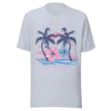Sunshine And Good Vibes Vintage - Unisex T-Shirt - Light Blue