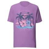 Sunshine And Good Vibes Vintage - Unisex T-Shirt - Team Purple