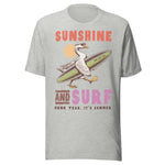 Sunshine And Surf Silly Goose - Unisex T-Shirt - Athletic Gray