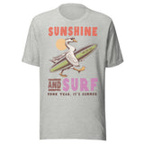 Sunshine And Surf Silly Goose - Unisex T-Shirt - Athletic Gray