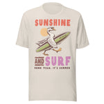 Sunshine And Surf Silly Goose - Unisex T-Shirt - Heather Dust