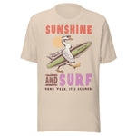 Sunshine And Surf Silly Goose - Unisex T-Shirt - Soft Cream