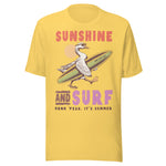 Sunshine And Surf Silly Goose - Unisex T-Shirt - Yellow