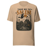 Take Me To Salem - Unisex Halloween T-Shirt - Tan