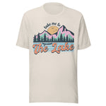 Take Me To The Lake Vintage - Unisex T-Shirt - Dust White
