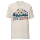 Take Me To The Lake Vintage - Unisex T-Shirt - Dust White