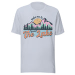 Take Me To The Lake Vintage - Unisex T-Shirt - Light Blue