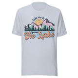 Take Me To The Lake Vintage - Unisex T-Shirt - Light Blue